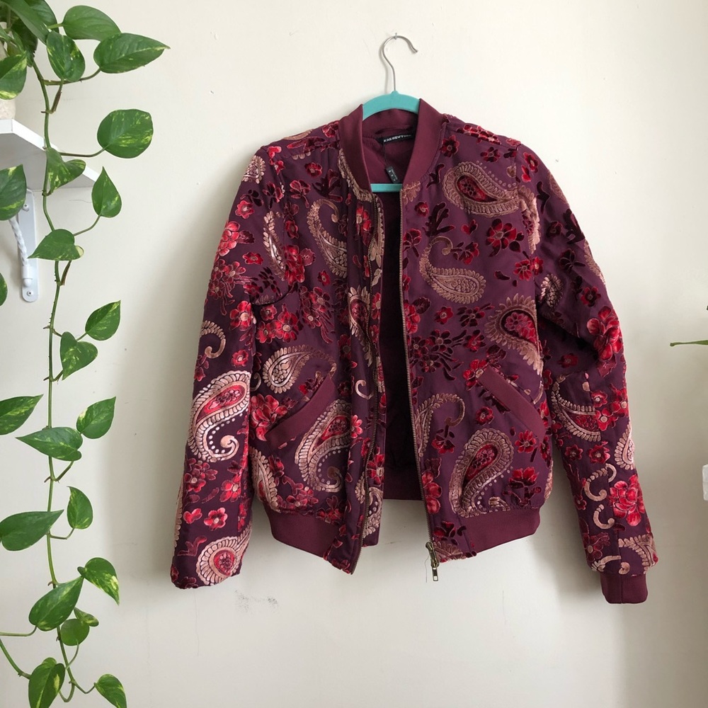 KAS NEW YORK Suede Patterned Jacket
